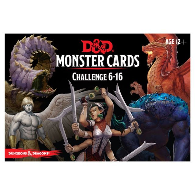 GF973924 Gale Force 9 Dungeons & Dragons Monster Cards: Challenge 6-16 main product photo