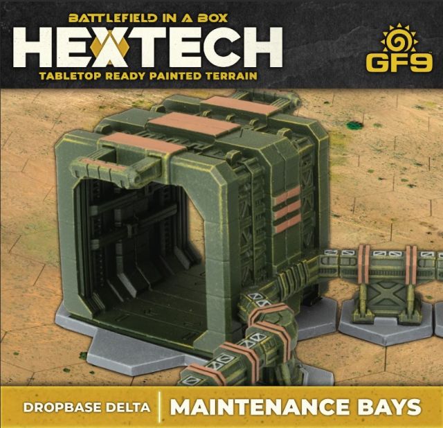 GF9HEXT24 Gale Force Nine Hextech: Dropbase Delta Maintenance Bays (x8) main product photo