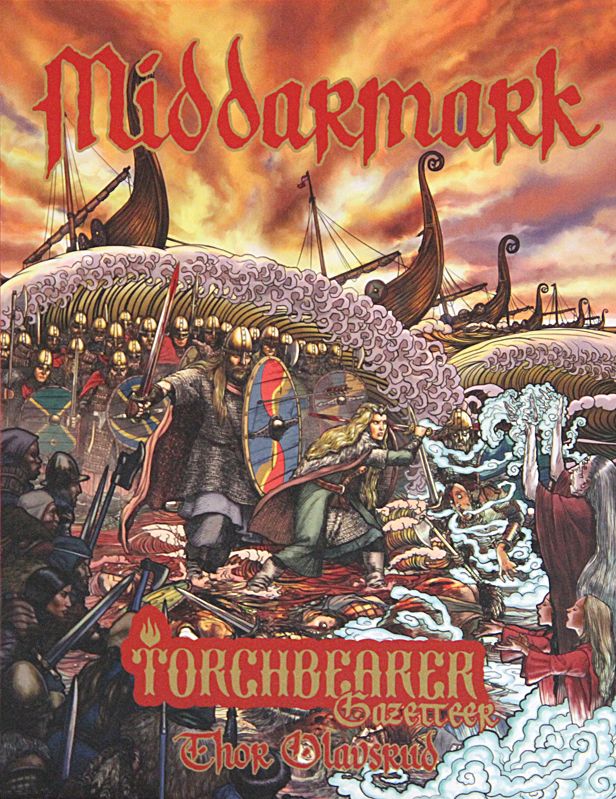 GHQ7300 Burning Wheel Burning Wheel: Torchbearer RPG 2nd Edition Middarmark Supplement main product photo