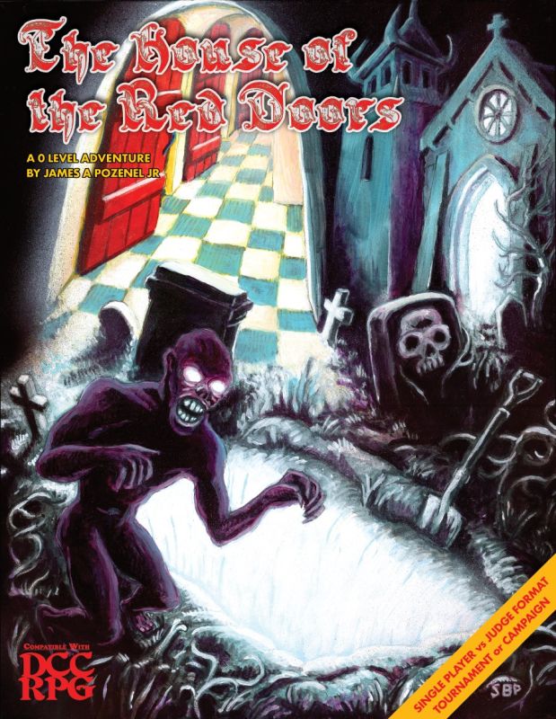 GMGHS001 Goodman Games Dungeon Crawl Classics Role Playing Game: Adventure - The House of the Red Doors main product photo