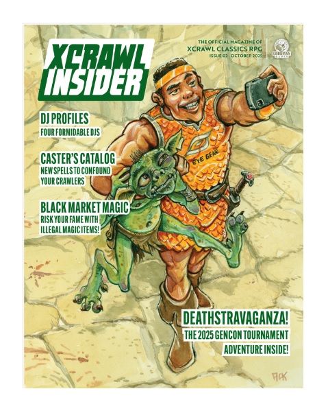 GMGXCC6 Goodman Games Xcrawl Classics Role Playing Game: Xcrawl Insider Issue #2 main product photo