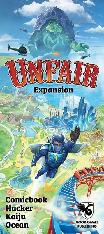 GOP006 Good Games Publishing Unfair: Comicbook Hacker Kaiju Ocean Expansion main product photo