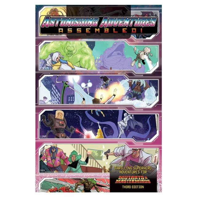 GRR5523 Green Ronin Publishing Mutants & Masterminds: Astonishing Adventures Assembled main product photo