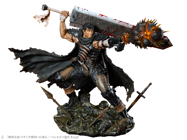 GSC-ME52445 Medicos Entertainment Berserk Series Guts Black Swordsman Ver. Figure 1/7 Scale Figure main product photo