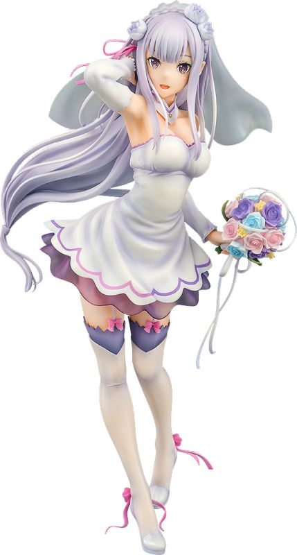 GSC-P96983 Good Smile Company Re:ZERO -Starting Life in Another World- Series Emilia Wedding Ver. (Re-Run) 1/7 Scale Figure main product photo