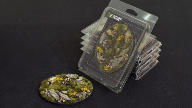 GSG-GGB-HLO120 Gamers Grass Battle Ready Bases - Highland - Oval 120mm (x1) main product photo