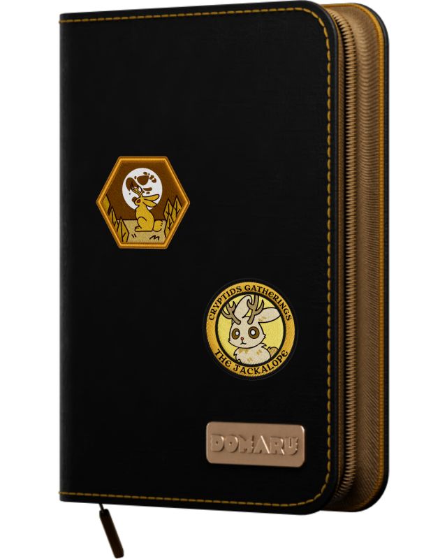 GTBDDMRCET4 Gatherers' Tavern Gatherers Tavern Cryptids Collection Domaru Binder - Explorer`s Trail 4pkt main product photo