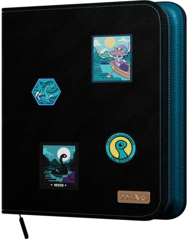 GTBDDMRCTL12 Gatherers' Tavern Gatherers Tavern Cryptids Collection Domaru Binder - Turquoise Loch 12pkt main product photo