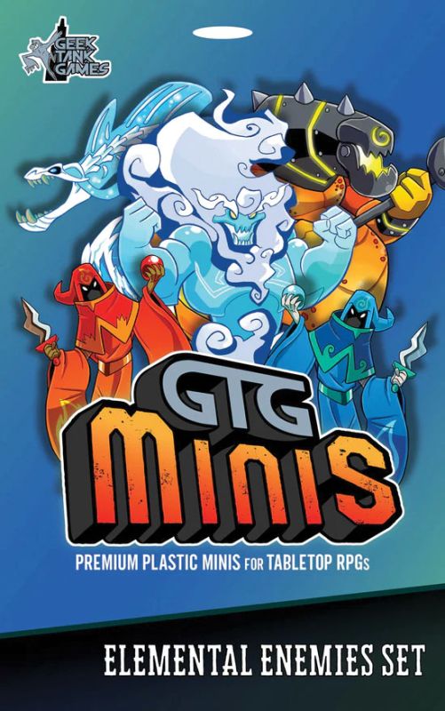 GTK1026 Geek Tank Games Geek Tank Games Minis: Elemental Enemies Set main product photo