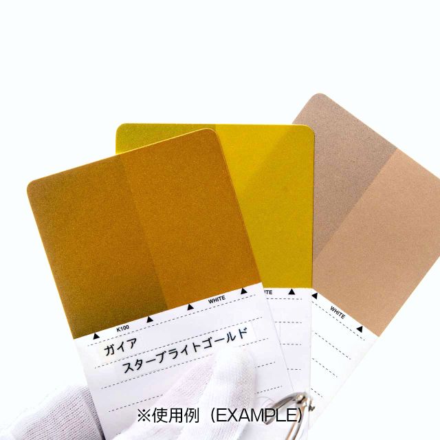 HIQ-FMFM-SET HiQ Parts Paintable Blank Color Chip Card Set for Metallic Colors (70pcs) main product photo