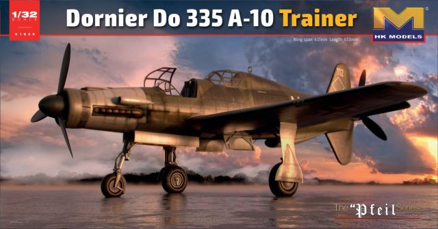 HKM-01E09 HK Models 1/32 Do335 A-10 2-seat Trainer (with nose weight) main product photo