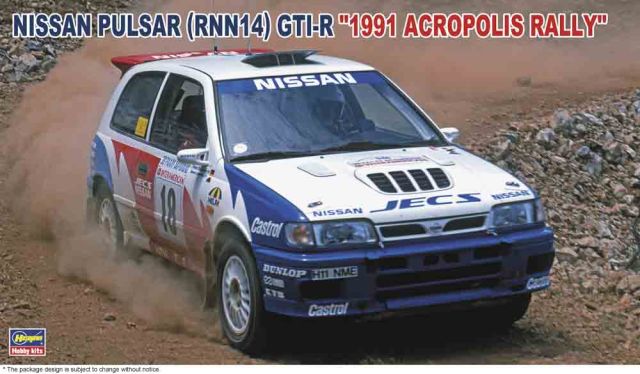 HSGWA-21153 Hasegawa 1/24 Nissan Pulsar (RNN14) GTI-R "1991 Acropolis Rally" main product photo