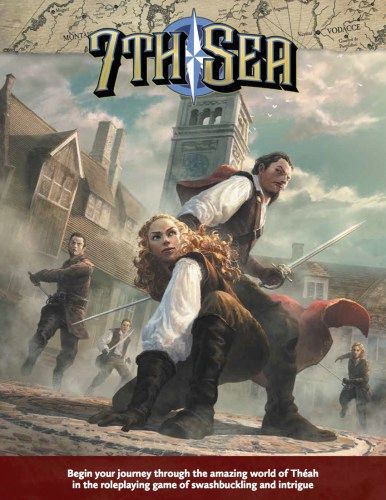 JWP7000 John Wick Presents 7th Sea RPG: 2nd Edition - Core Rulebook Hardcover main product photo