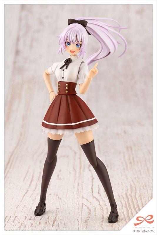 KOTO-JK008 Kotobukiya 1/10 Ritsuka Saeki St. Iris Gakuen Girls' High School Summer Clothes, Dreaming Style Noble Rose Plastic Model Kit main product photo