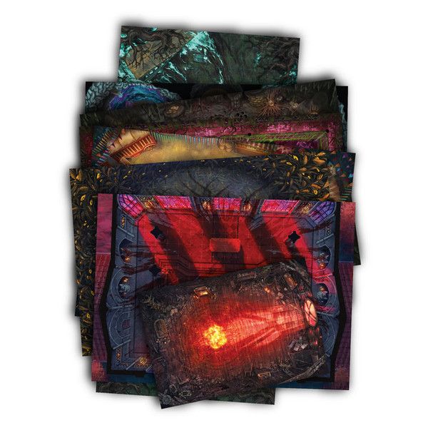LAETCMTMP Avantris Entertainment Dungeons & Dragons 5th Edition: The Crooked Moon: Tactical Map Pack main product photo