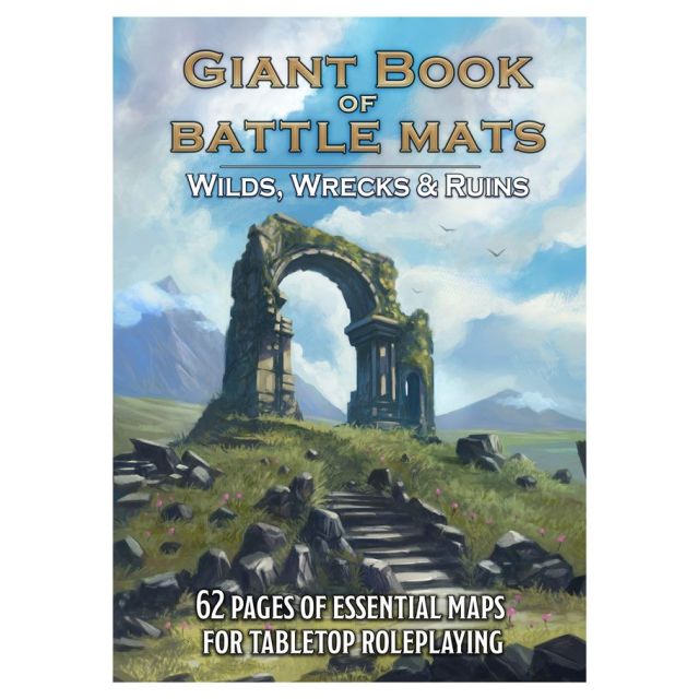 LBM046 Loke Battle Mats Giant Book of Battle Mats Wilds Wrecks & Ruins main product photo