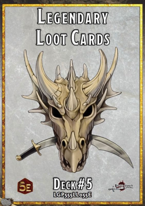 Legendary Loot Cards: Deck #2 (5E) main image 0