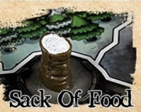 MDG0328 Mayday Games Board Game Upgrade: Painted Resin 10-pack Resource Tokens - Sack of Food main product photo