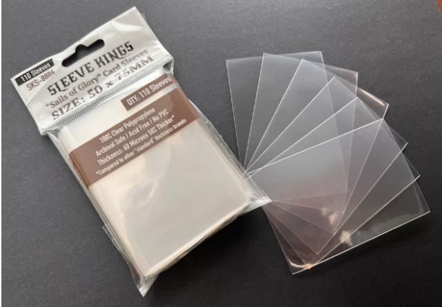 SKS-8804 Sleeve Kings: "Sails of Glory" Card Sleeves 50mm x 75mm (110) main product photo