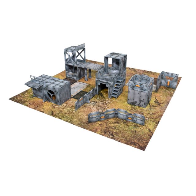 MGEMGHA103 Mantic Entertainment Halo: Flashpoint - Deluxe Buildable 3D Terrain Set main product photo