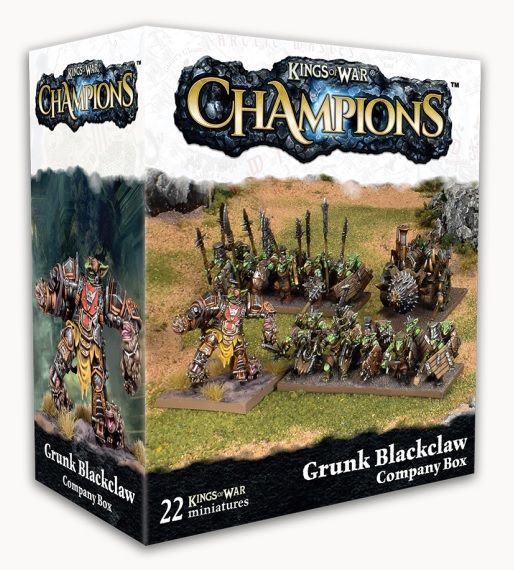 MGEMGKWG111 Mantic Entertainment Kings of War: Champions - Blackclaw Company Box main product photo