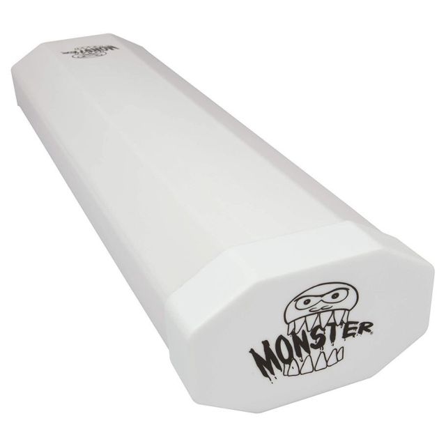 MON2MATW352 Monster Protectors Playmat Tube: Dual Opaque White with White Cap main product photo