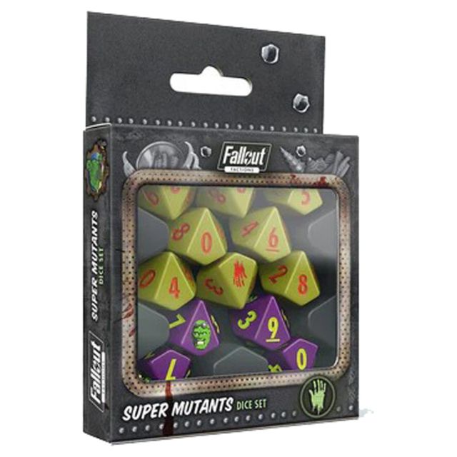 MUH107028 Modiphius Entertainment Fallout Factions: Dice Sets: Super Mutants main product photo