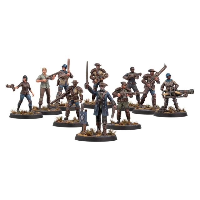 MUH1620142 Modiphius Entertainment Fallout: Miniatures: Minutemen: Core Box main product photo
