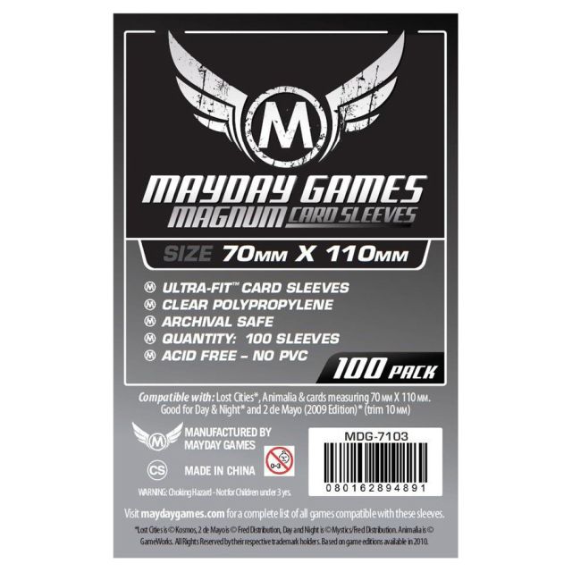 MYY7103 Mayday Games Deck Protection: Lost Cities Card 70x110mm (100) main product photo