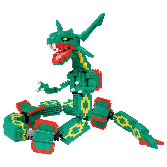 NABLK-22048 Nanoblock Pokemon Series, Rayquaza Extreme Deluxe Edition "Pokemon" main product photo