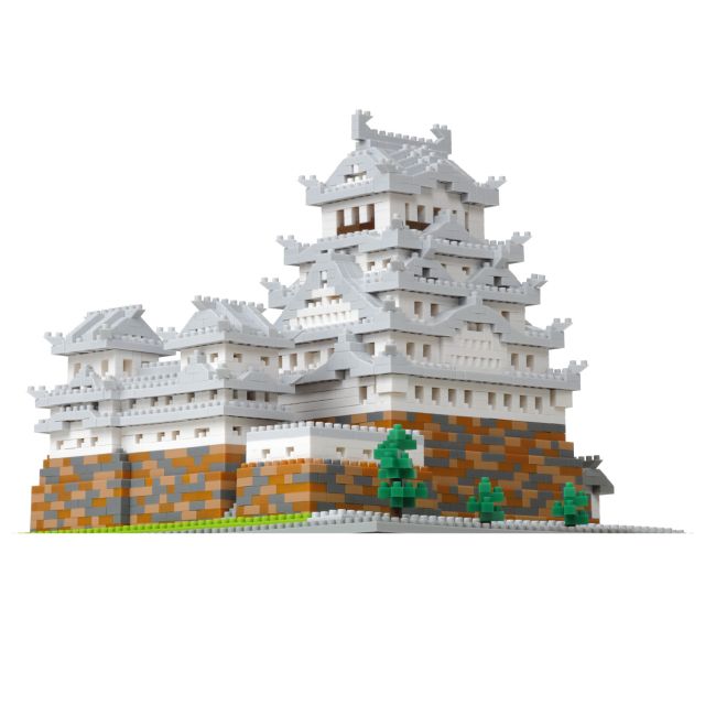 NABLK-22212 Nanoblock Advanced Hobby Series Himeji Castle Deluxe Edition "World Famous Buildings" main product photo