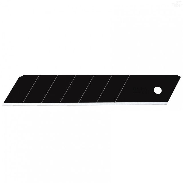 OLFA-1082209 OLFA 25mm HBB-20B Black Ultra-Max Extra Heavy-Duty Snap-Off Replacement Blades (20/PACK) main product photo