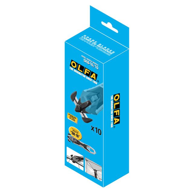 OLFA-1141922 OLFA SKB-16/10 Concealed Dual-Edge Safety Blade Heads, 10-Pack main product photo