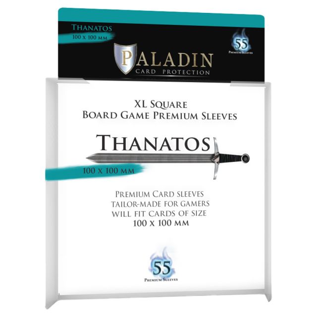 PALTHNCLR Paladin Card Protection Deck Protector: Paladin: Thanatos: Transparent (103mmX103mm) (55) main product photo