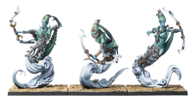 PBSK303 Para Bellum Games Conquest: Sorcerer Kings - Windborn Djinn (with Bows) main product photo