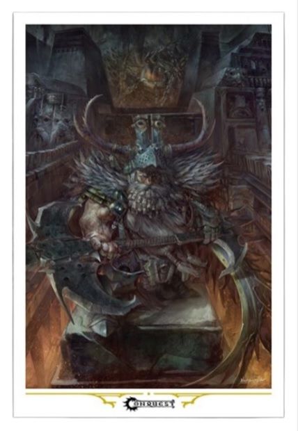 PBW1064 Para Bellum Games Conquest: Iconic Art Print - The Dweghom Raegh Theurodhin main product photo