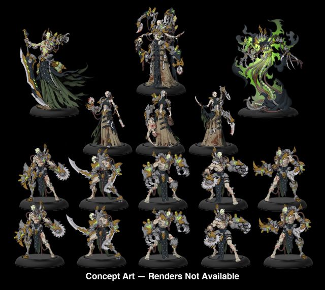 PIP23001 Privateer Press Warmachine MkIV: Necrofactorium Core Expansion main product photo