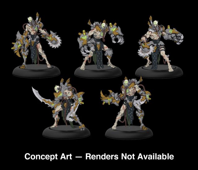 PIP23010 Privateer Press Warmachine MkIV: Necrofactorium - Mechanithrall Swarm main product photo