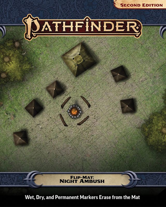 PZO11018-FM Paizo Publishing Pathfinder Role Playing Game: Flip-Mat - Night Ambush main product photo