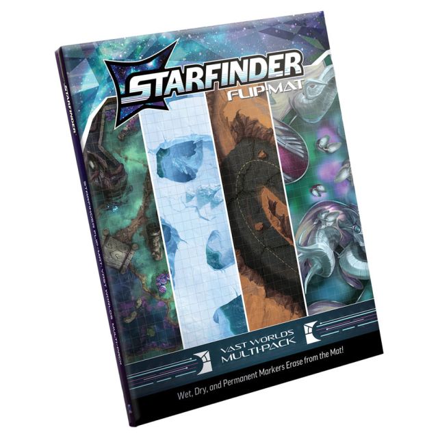 PZO21011-FM Paizo Starfinder 2nd Edition: Flip-Mat: Vast Worlds Multi-Pack main product photo