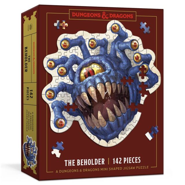RAN80707 Penguin Random House Puzzle: Dungeons & Dragons: Mini Shaped Beholder 142 Pieces main product photo