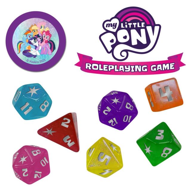REN02446 Renegade Game Studios Dice: My Little Poney Role Playing Game: Dice Set main product photo