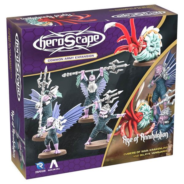 REN02839 Renegade Games Studios Heroscape: Krakenling & Gelryie Vanguards Army Expansion main product photo