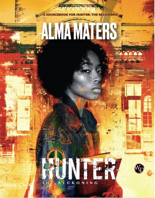 RGS01141 Renegade Games Studios Hunter The Reckoning 5e Rpg Alma Maters Sourcebook HC main product photo