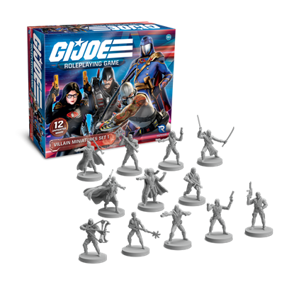 RGS02570 Renegade Games Studios G.I. JOE Role Playing Game: Villain Miniatures - Set 1 main product photo