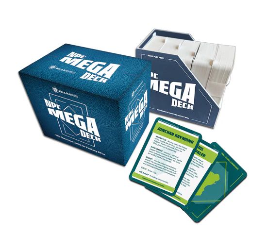 RP043NPCC Role & Play Press NPC Mega-deck: 250 Character Cards for Fantasy Role Playing Games main product photo