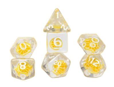 SDZ0025-03 Sirius Dice RPG Dice Set (7): Fruit Slice Dice Set - Lemon main product photo