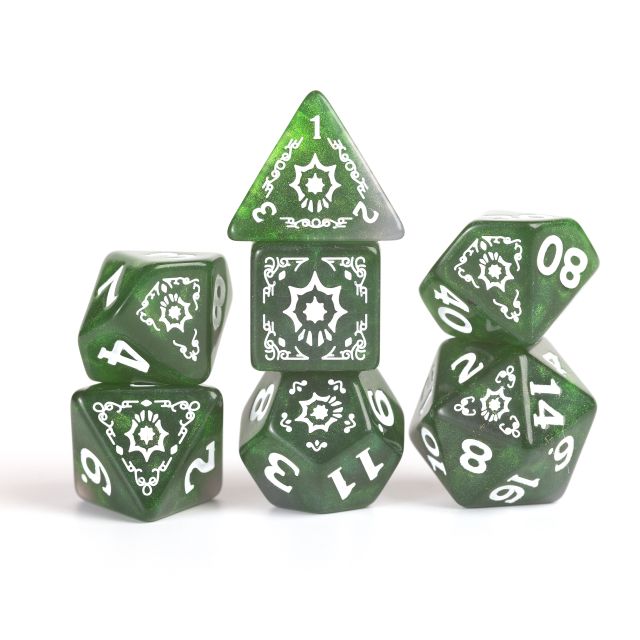 SDZ2002-06 Sirius Dice Dungeons & Dragons: Adventure Dice - Cleric Green main product photo