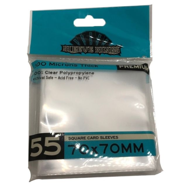 SKS9965 Sleeve Kings Deck Protection: Premium Square Card Sleeves (55) main product photo