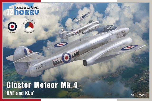 SPCHB-100-SH72498 Special Hobby 1/72 Gloster Meteor Mk.4 'RAF and KLu' main product photo